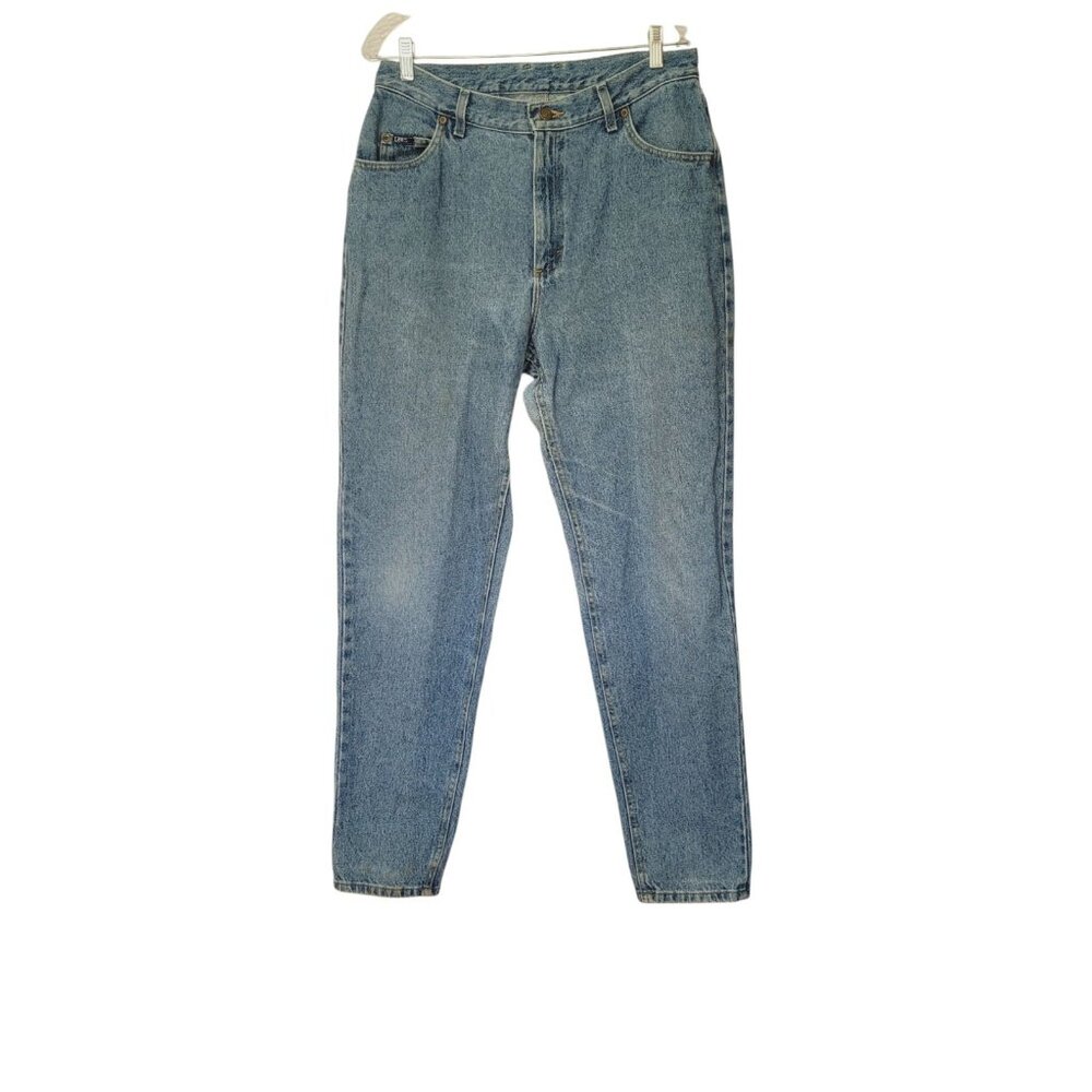 Vintage Lee Riders Jeans Womens 16 Long Blue Denim Tapered Leg High Rise‎ 32x33